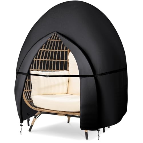 Patio hanging egg chair - patio, cover