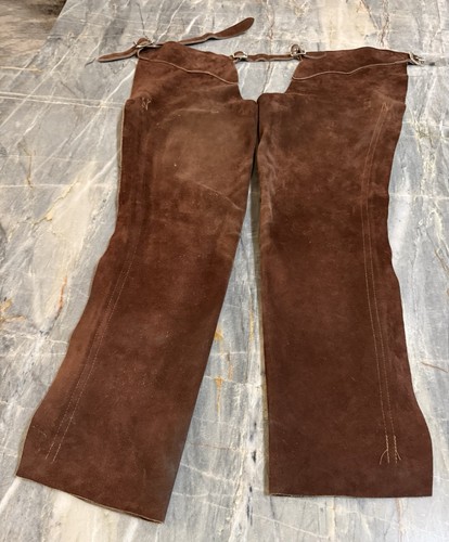 Chaps leather thick suede vtg - chaps,
