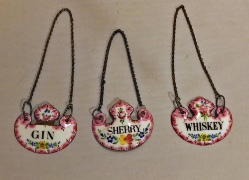 Set antique bilston enamel - set,
