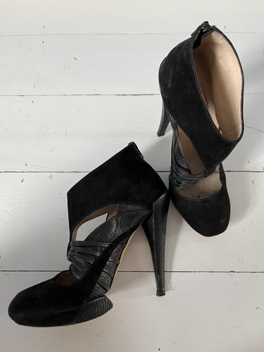 Nicholas kirkwood blk leather - kirkwood,
