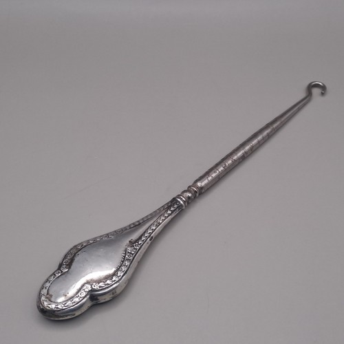 Antique button hook - button, with