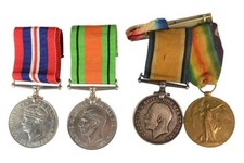 FIRST & SECOND WORLD WAR MEDAL