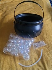 Halloween Decoration Cauldron With Lights And Glow Stick