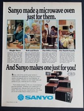 Sanyo Electronics Ad Microwave