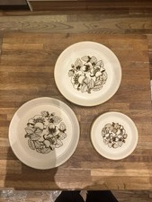 Kiln Craft Strawberry tableware plates Crockery X12 Dinner, Side Vintage