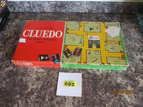 Vintage cludeo board game - cludeo,