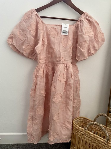 Next girls pink floral texture - girls,