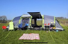 Hi Gear Airgo Nimbus 8 Inflatable Tent With carpet & Footprint