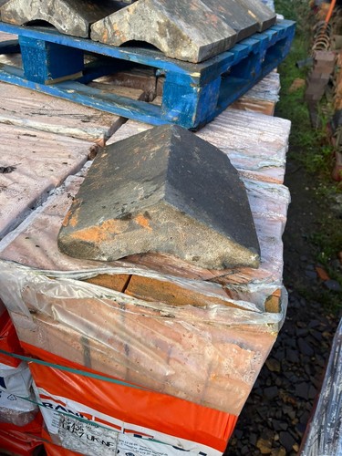 Reclaimed blue coping - reclaimed, stone