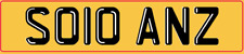ANN'S Cherished Registration Number Plate SOLO ANZ Anne - DVLA Transfer Fee Paid