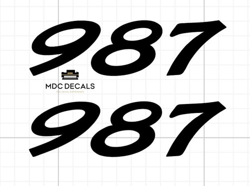 Porsche 987 decal - porsche,