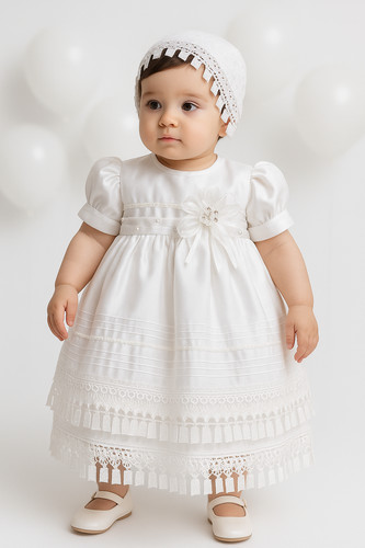 Baby girls white christening - girls,