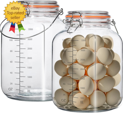 Pack gallon glass jar - 2, with