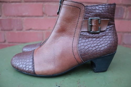 Rieker morgan leather ankle - leather,