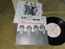 THE BEATLES -OFFICIAL BEATLES FAN CLUB CHRISTMAS 1964 7" P/s FLEXIDISC -Ex++/Ex+