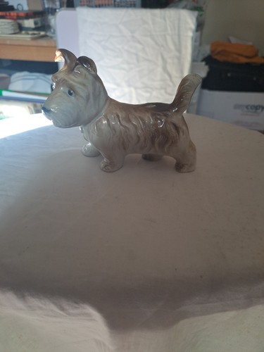 Vintage german ceramic scottie - vintage,