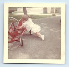 Old vintage square color photo - square,