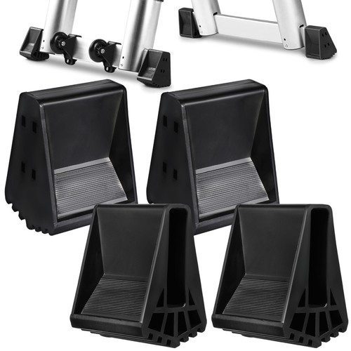 Black ladder foot mats - mats, 4pcs