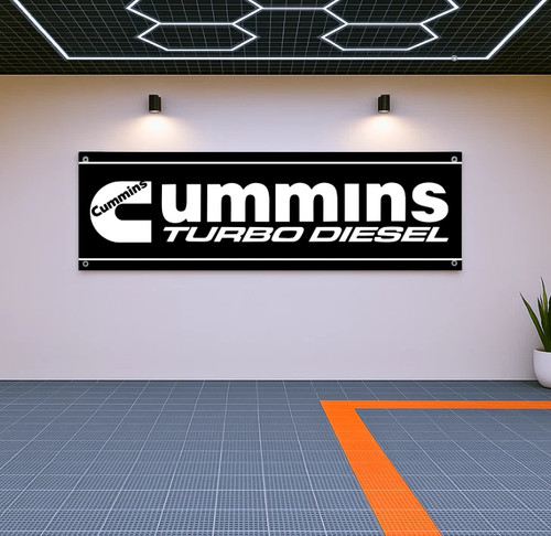 Cummins turbo diesel flag - turbo,