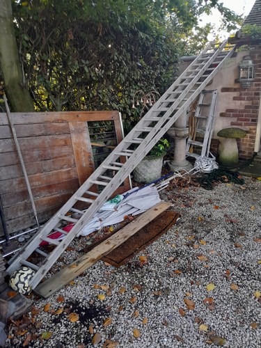 Aluminium ladders - aluminium, ladders.