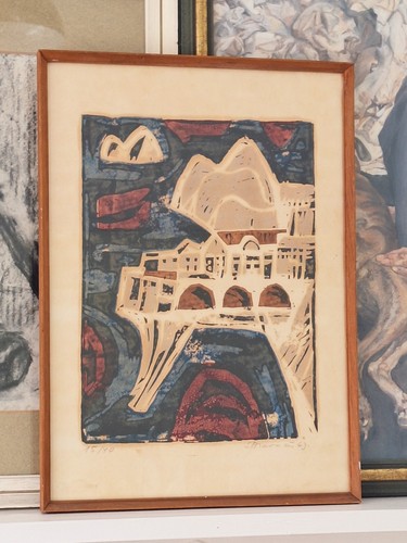 Limited run woodblock print - limited,