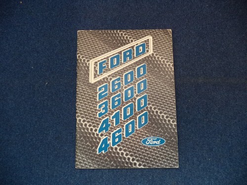 Ford tractor operators manual - ford,