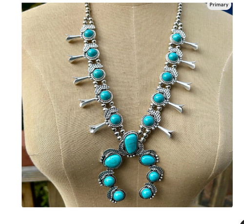 Squash blossom turquoise - squash,