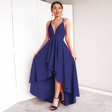 Formal Wedding Prom Womens Evening Bridesmaid Party Dresses Long Ball Gown