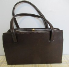 Vintage 1950s Brown Leather