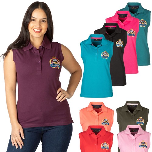 Womens sleeveless polo shirt - sleeveless,