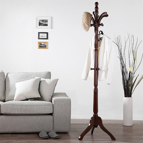 Wooden coat stand hat - coat,