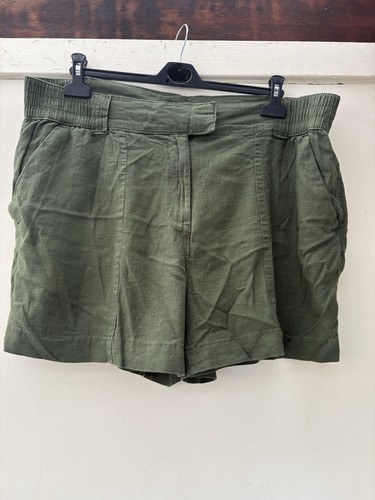 Next womens khaki green linen - womens,