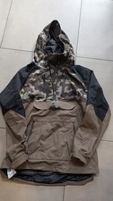 VOLCOM Mens Snowboard Snow - BRIGHTON PULLOVER JACKET - Green Camo Size Large