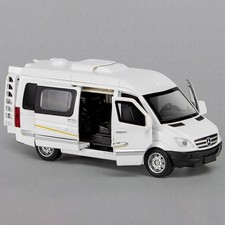 1/32 Mercedes Benz Sprinter RV Alloy Vehicle Model Sound & Light Toy Gift Kid
