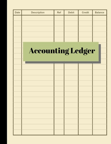 Accounting ledger book simple - ledger,