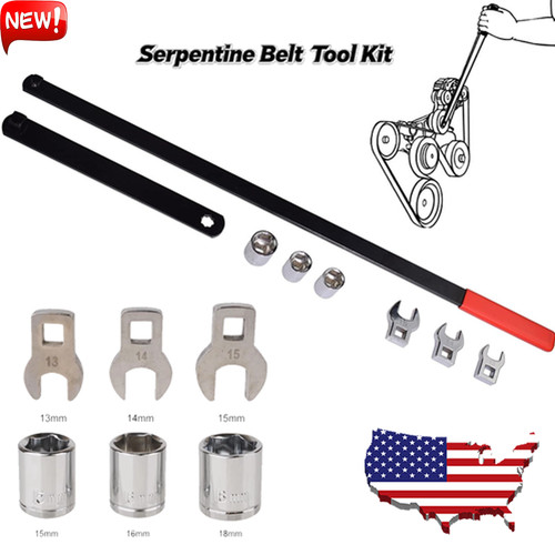 8pc serpentine belt tension - serpentine,