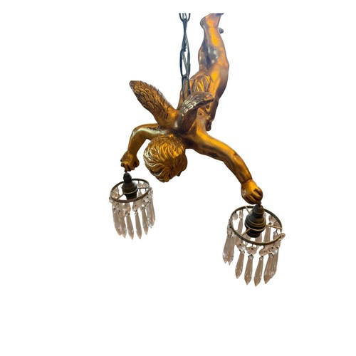 Vintage gilt cherub ceiling - vintage,