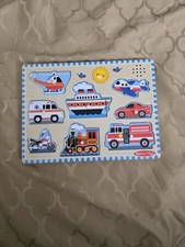 Melissa & Doug Wooden Vehicles Puzzle – Toddler Educational Toy