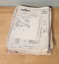 Bundle / Job Lot Of Vintage RGD Radio And Television Service Sheets X55