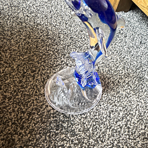 Blue clear glass - clear, glass/crystal