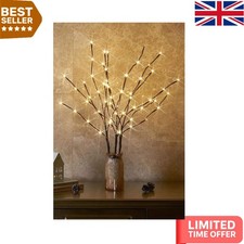 Warm White LED Twig Lights 3PK