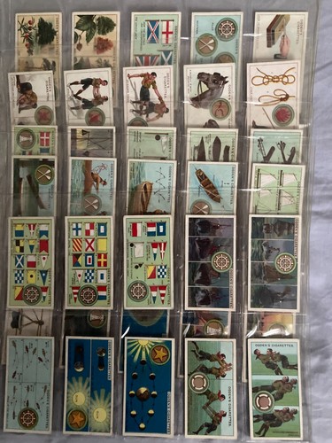 Cigarette cards boy scouts 4th - cards,
