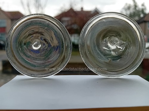 Two pontil roundels for - ,
