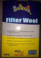 Fish "R" Fun Genuine Filter Media Wool For Aquariums- 100g FREE P&P