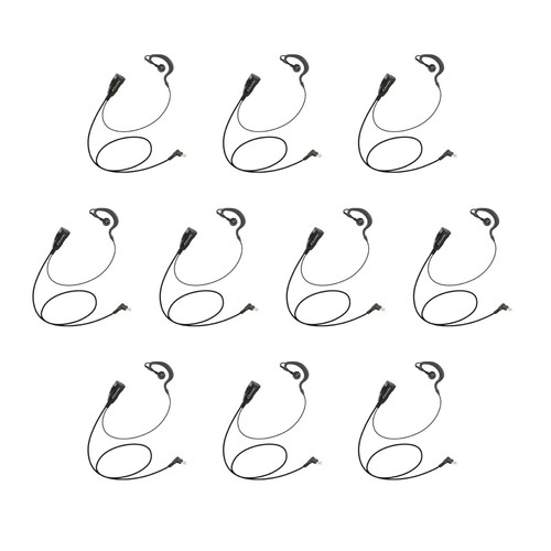 10pack braided cable earpiece - braided,
