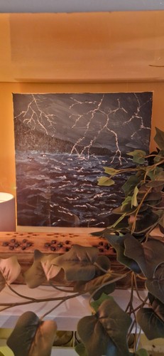 Hand made acrylic painting - acrylic, of