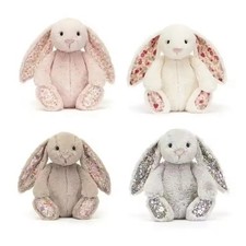 Rabbit Plush Toy Cute Floral
