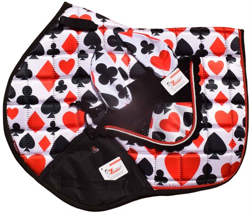 Playing card satin print close - satin,
