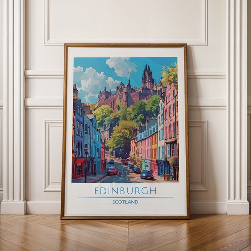 Edinburgh wall art - wall, –