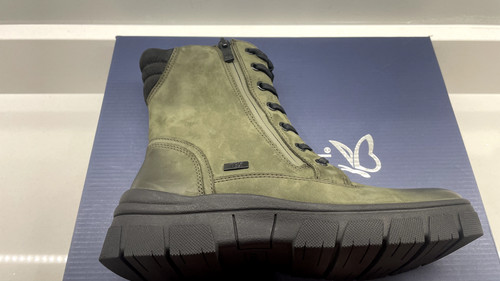 Caprice khaki comb boots - caprice,